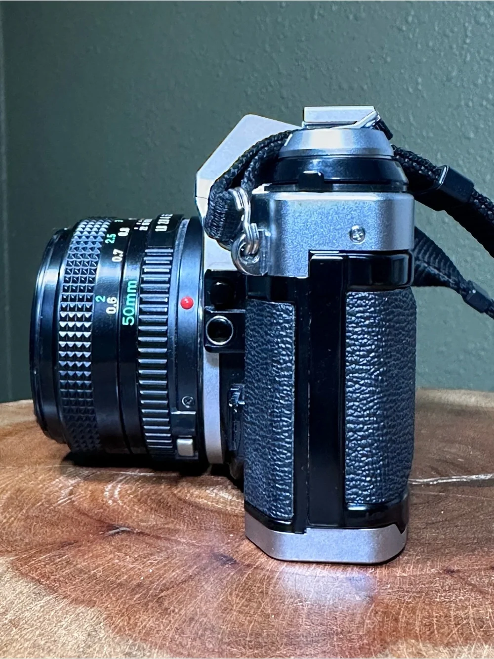 Canon AE-1 Program 35mm SLR with 50mm f/1.8 Lens – Fully Functional